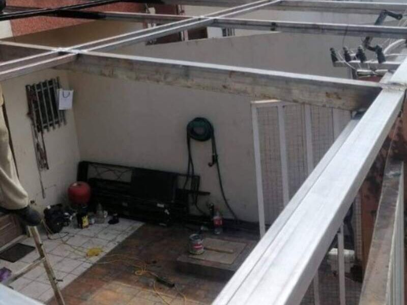 Estructura de metal para techo en Trinidad