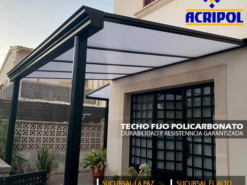 Techo policarbonado La Paz 