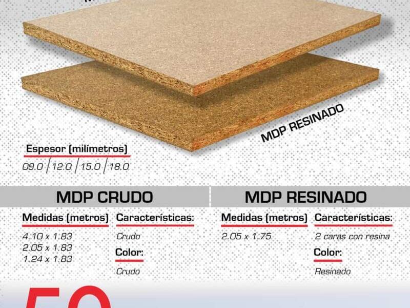 Tablero MDP resinado  Santa Cruz