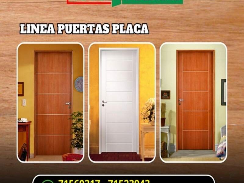 Puerta marron La Paz