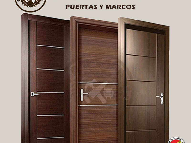 Puertas de madera solida Santa Cruz