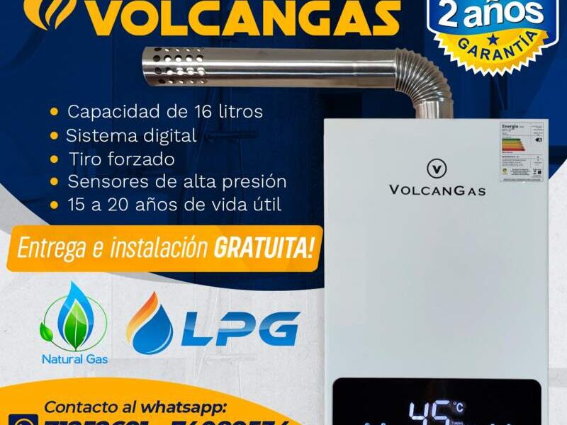 Calefon  a gas 16 lts La Paz
