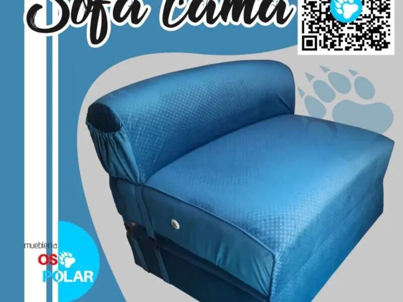 Sofa cama azul