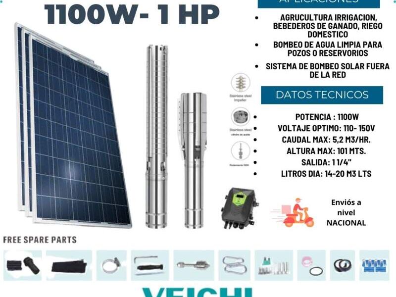 BOMBA SOLAR 1100W LA PAZ