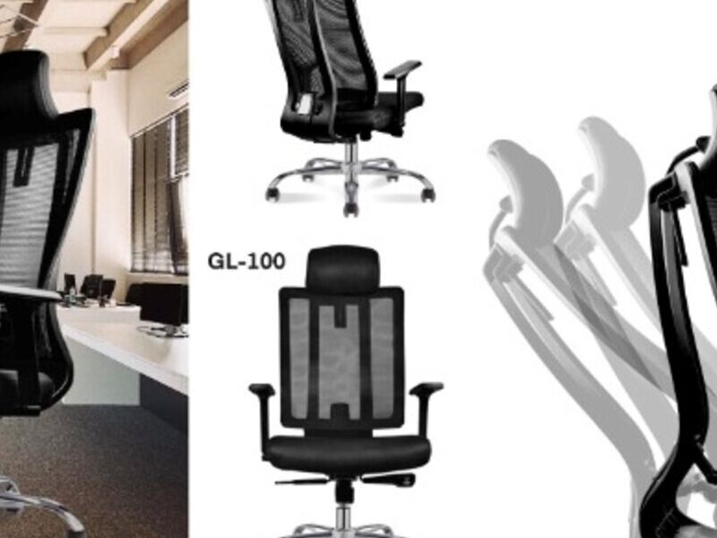 SILLA GIRATORIA EJECUTIVA ERGONOMICA TAPIZ