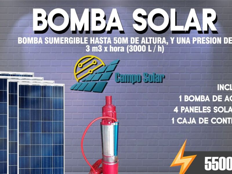 KIT BOMBEO SOLAR 1 HP SANTA CRUZ - Construex Bolivia