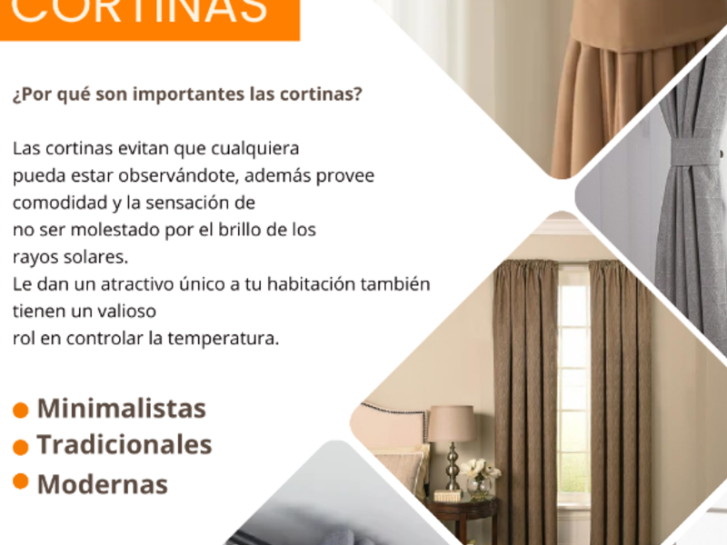 Cortinas Minimalista Bolivia