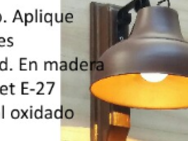 Lámpara Aplique Bolivia