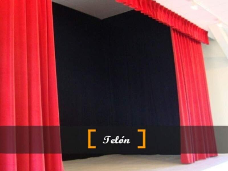 Cortina teatro Bolivia 