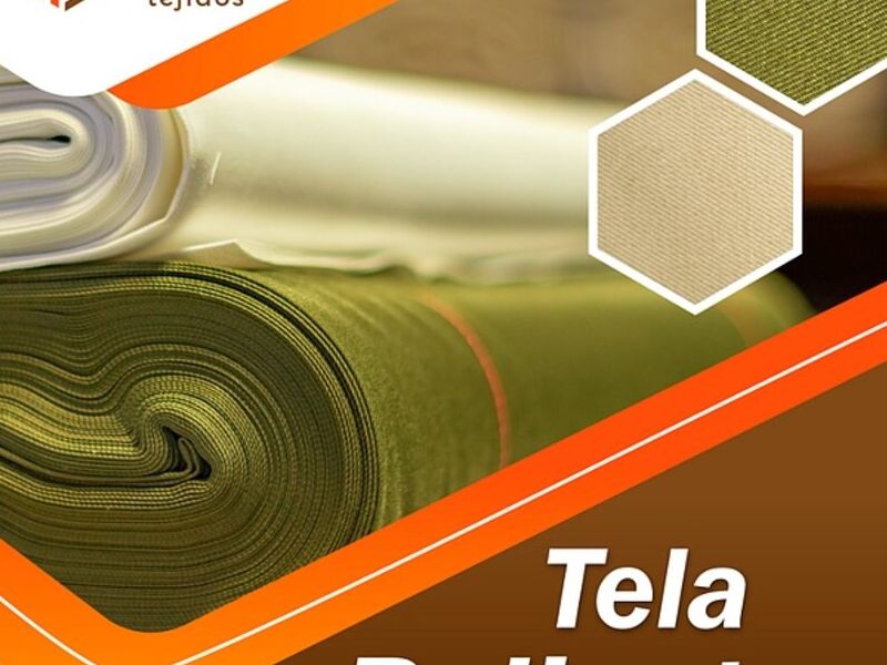 Tela Verde Poliester La Paz