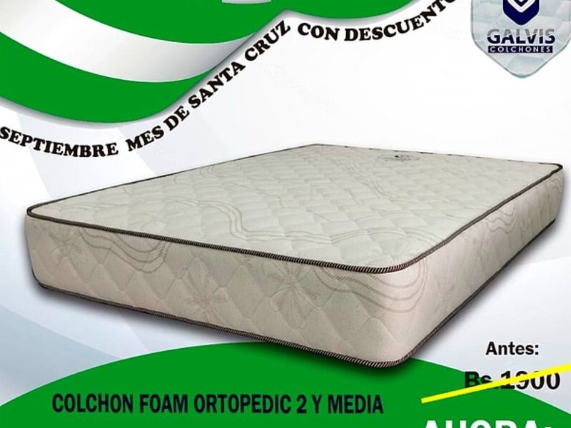 Colchón Foam Santa Cruz