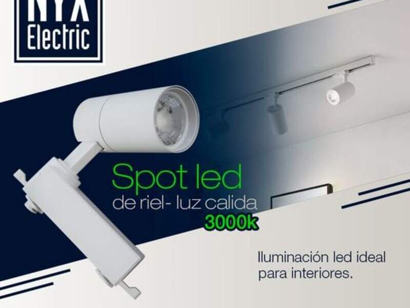 Spot LED riel-luz cálida Bolivia