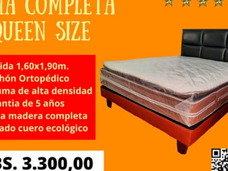 Cama queen size Cochabamba