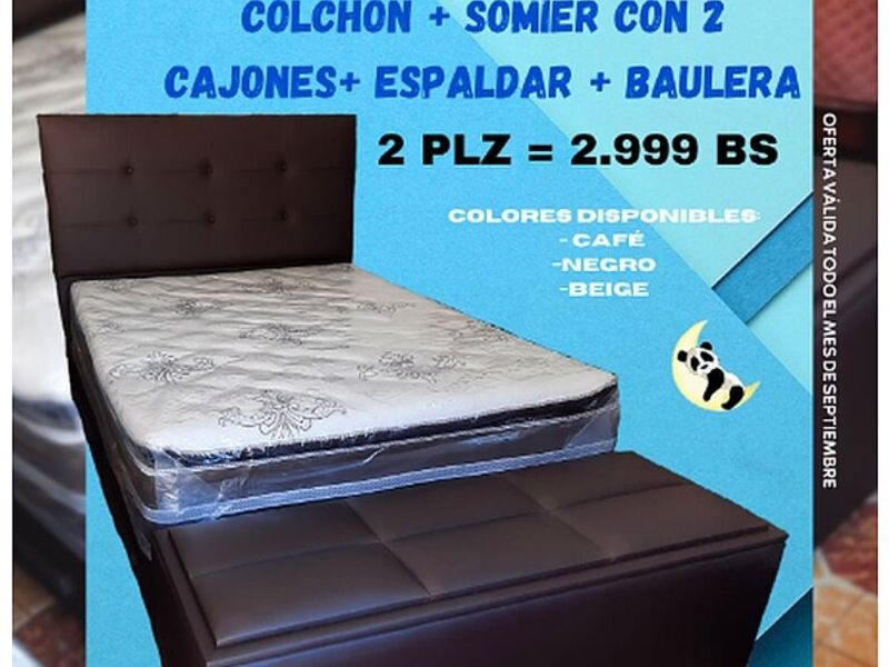 Cama Completa Colchón Cochabamba