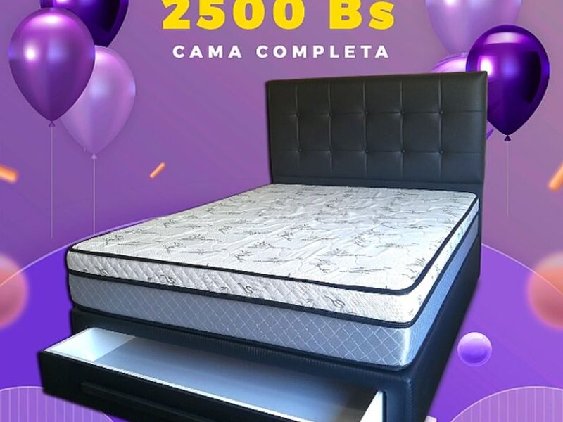 Cama 2 Plazas Tarija