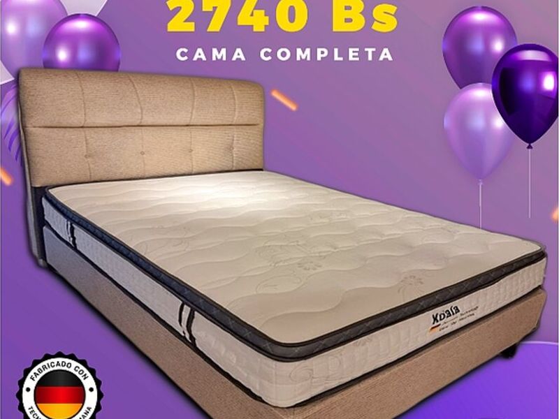 Cama Colchón Europeo Tarija