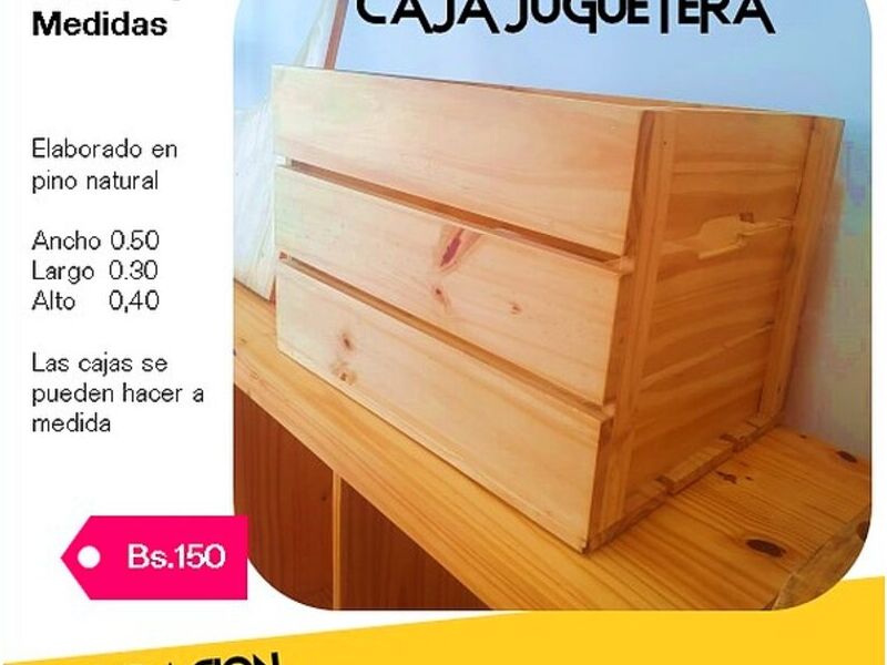 Caja Juguetera Santa Cruz