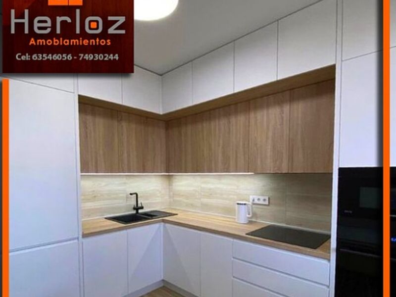 Mueble Blanco cocina Santa Cruz