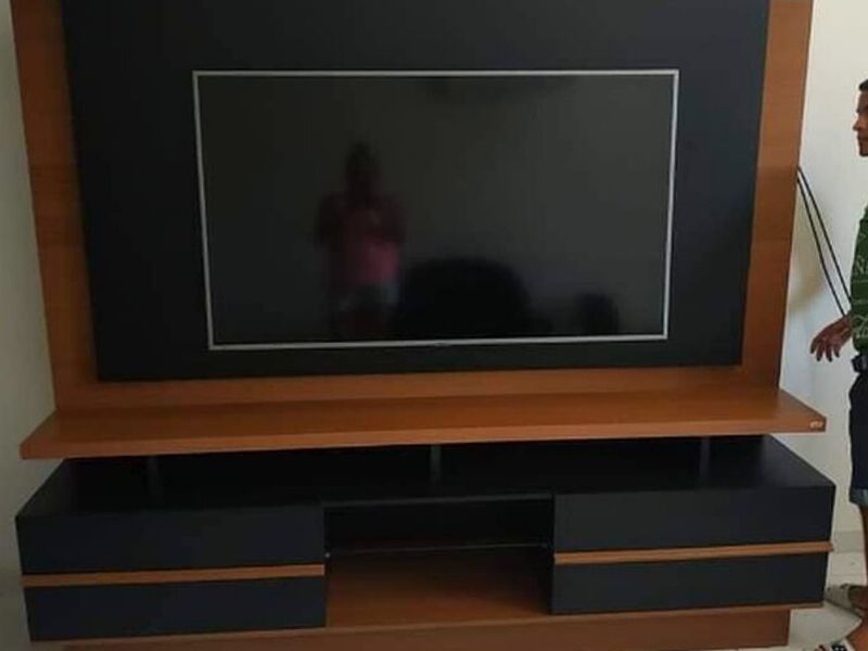 Mueble Melamina Tv Santa Cruz