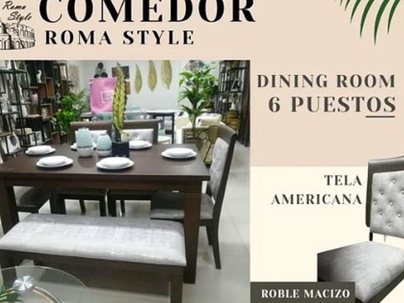 Comedor Roma Style Santa Cruz