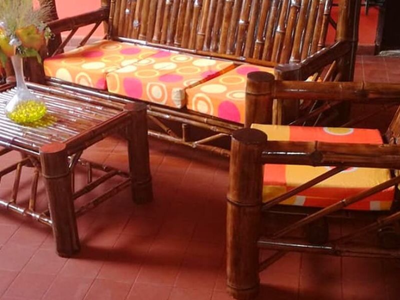 Mueble Bambú Oscura Santa Cruz