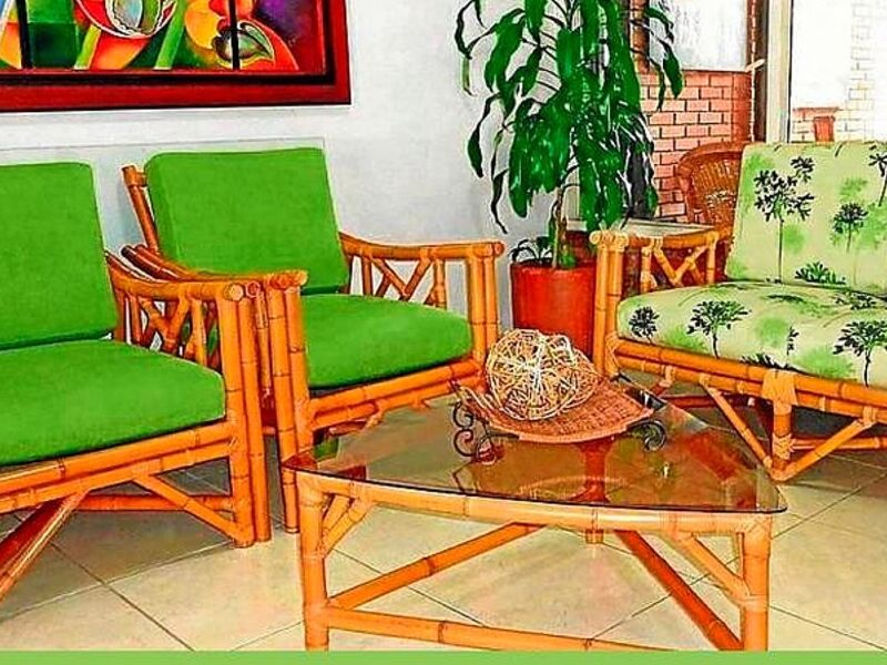 Muebles Tela Floreada Santa Cruz