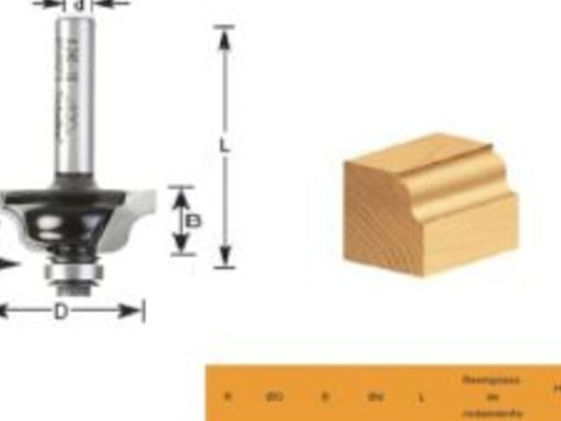Fresa C/Rod 1″Eje 1/4″ Bolivia