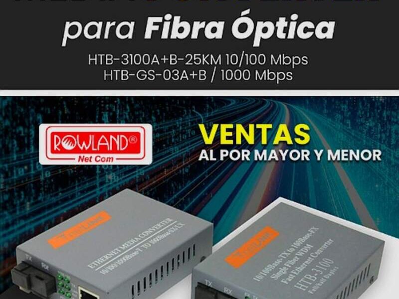 Convertidor Fibra óptica Bolivia 