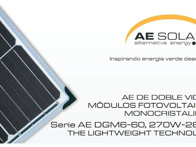 Panel doble vidrio 270W-285W Bolivia