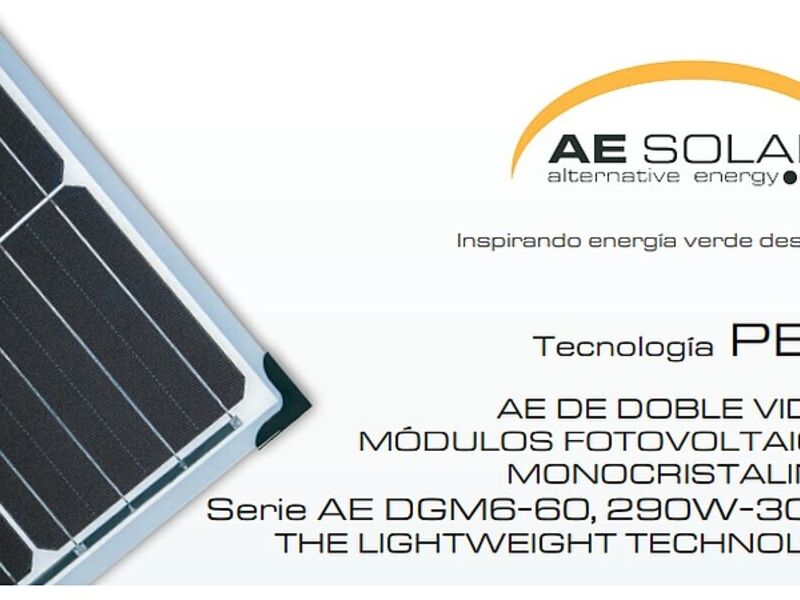 Panel doble vidrio 290W-300 Bolivia