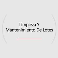 Limpieza Y Mantenimiento De Lotes