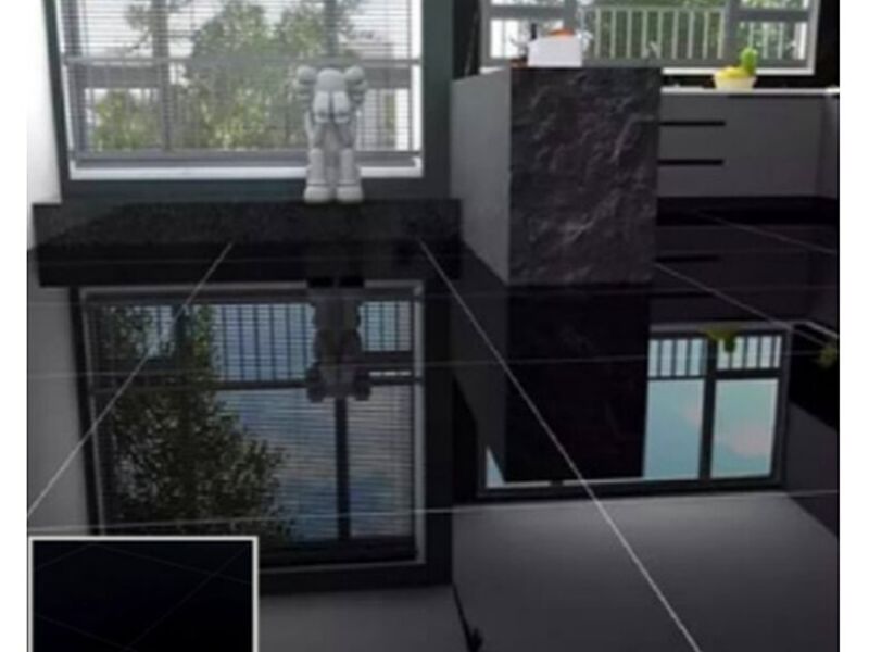 PORCELANATO NEGRO 60x60