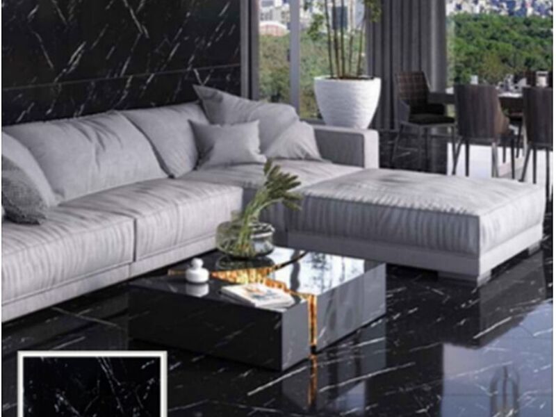 PORCELANATO NEGRO TUNDER 60x60