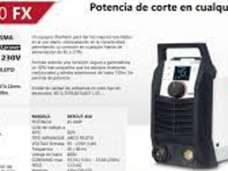 Soldadora equipo corte Bolivia
