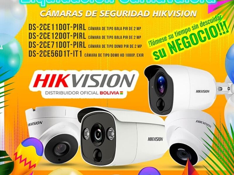 Set cámaras seguridad Bolivia