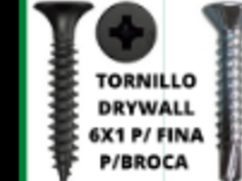 Tornillo drywall 6x1 La Paz 