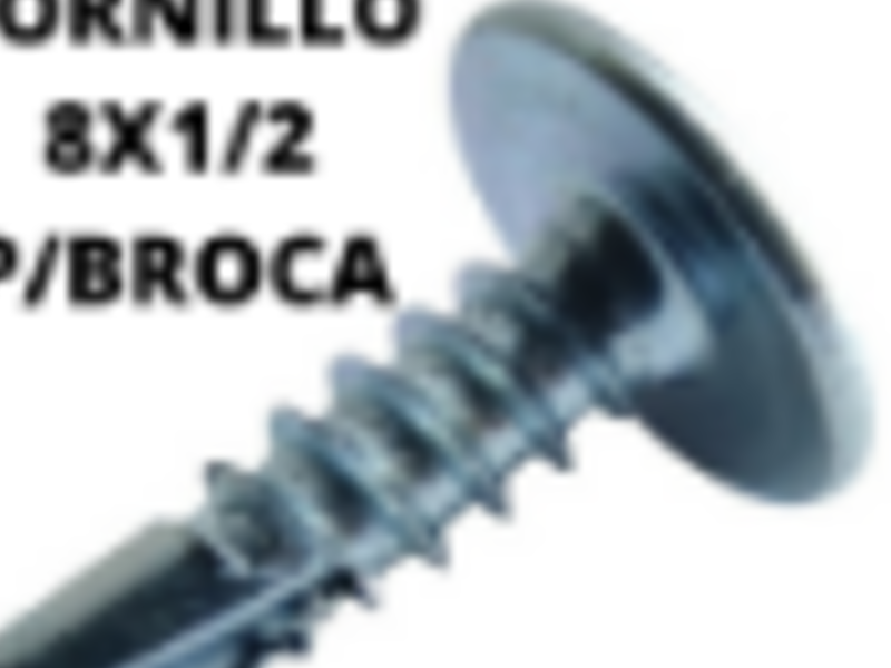 Tornillo drywall broca 8x1/2 La Paz