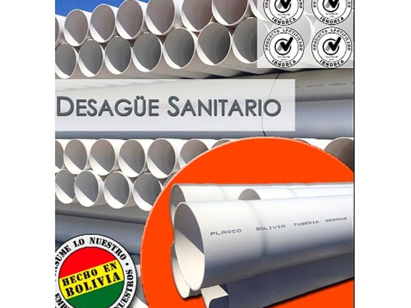 Tubería de desague sanitario Bolivia 