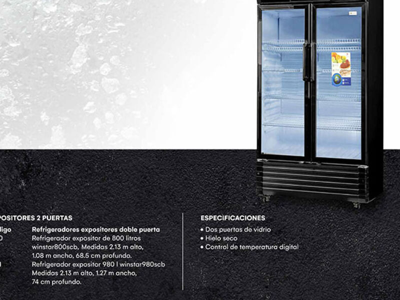 Expositor dos puertas Bolivia