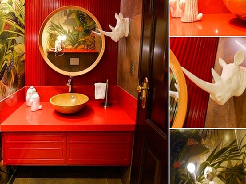 Diseño de interior: Baño de la piscina
