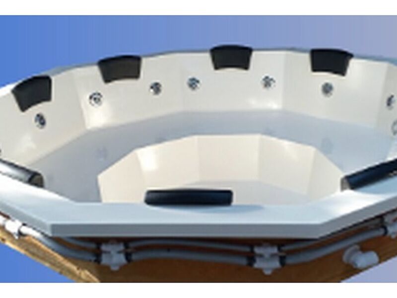 Hidromasaje Spa Minimalista Decagonal