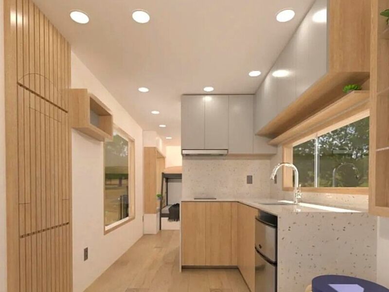 Diseño cocina contenedor Bolivia