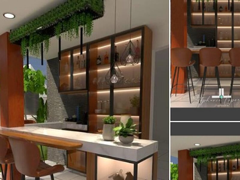 Diseño bar en galería Bolivia