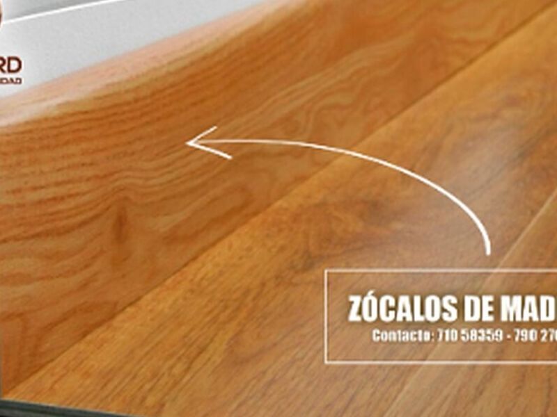 Zocalos de madera Bolivia