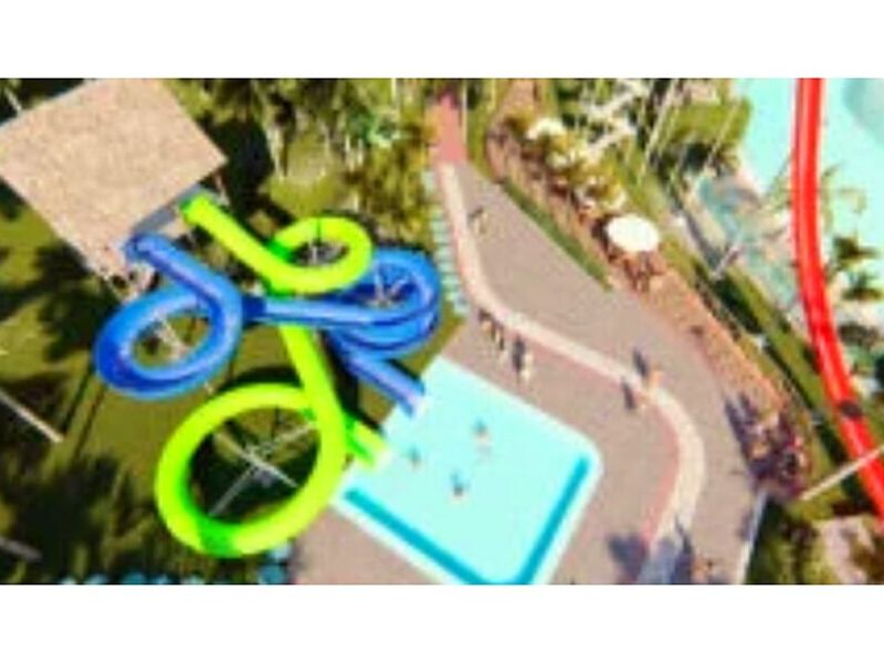 Construcción parque acuático La Paz