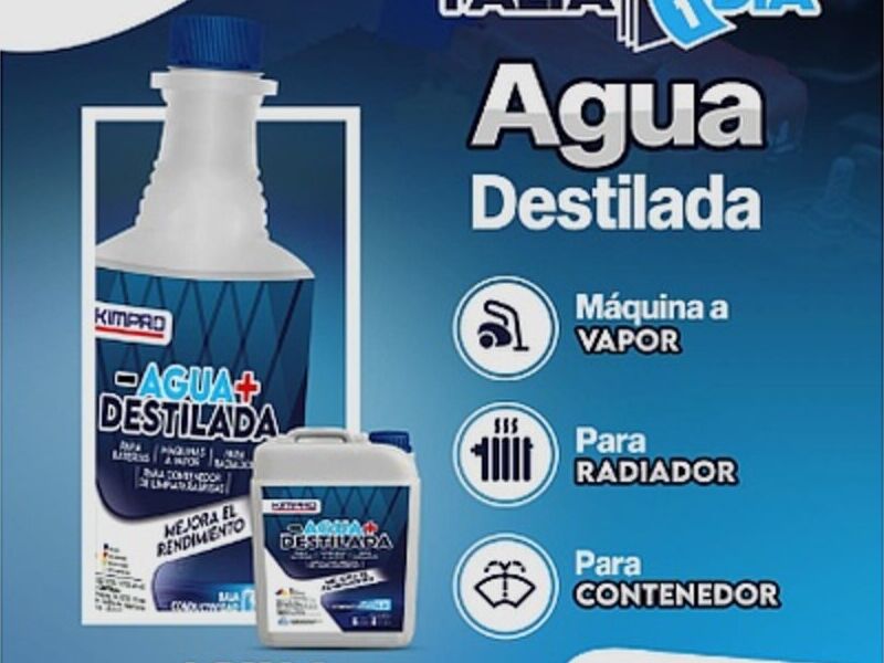 Agua destilada Bolivia