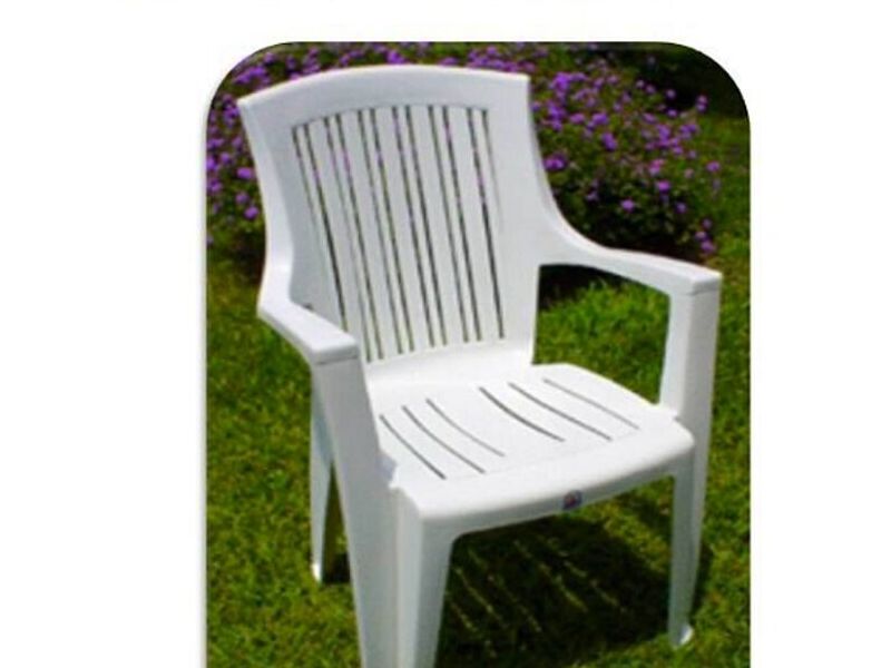 Silla blanca Plastico Bolivia