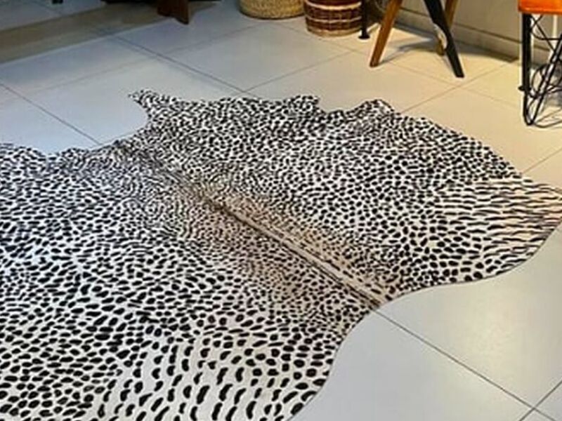 Alfombra de cuero Tigresa Bolivia 