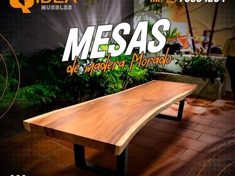 Mesa Madera Morado Bolivia