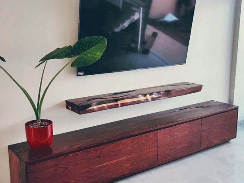 Mueble de TV rustico Bolivia 